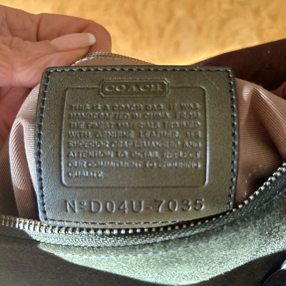 Coach Chelsea Optic Signature Logo Satchel 7035 - Picture 11 of 11